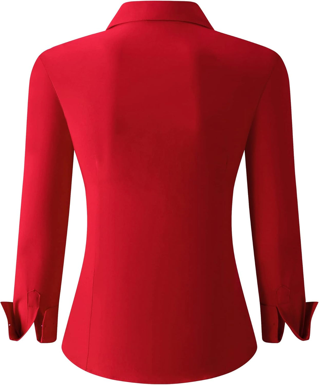 Alex Vando Bluse Damen Langarm Hemd Damen Stretch – Business Button Down Shirts, Bügelfrei Arbeitshe