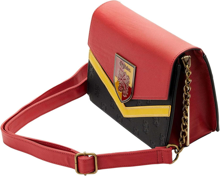 Loungefly Harry Potter Gryffindor Umhängetasche mit Kettenriemen Einheitsgrösse, Einheitsgrösse