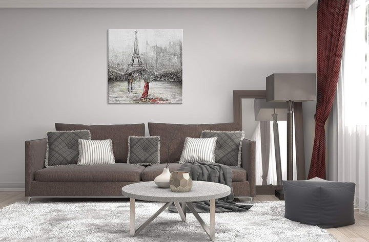 YS-Art Abstrakt Acryl Gemälde auf Leinwand Frankreich handgemalt Wandbild Wohnzimmer modern Wohndeko