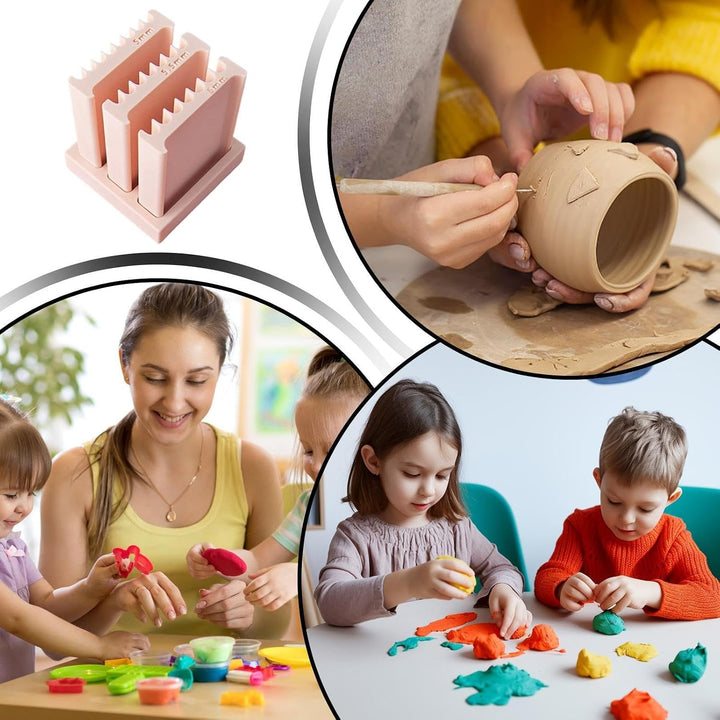 Tonperlen-Roller Antihaft-Ergonomisch-Modellierformer-Set | Mini-Perlenmacher für DIY Armbänder, Hal