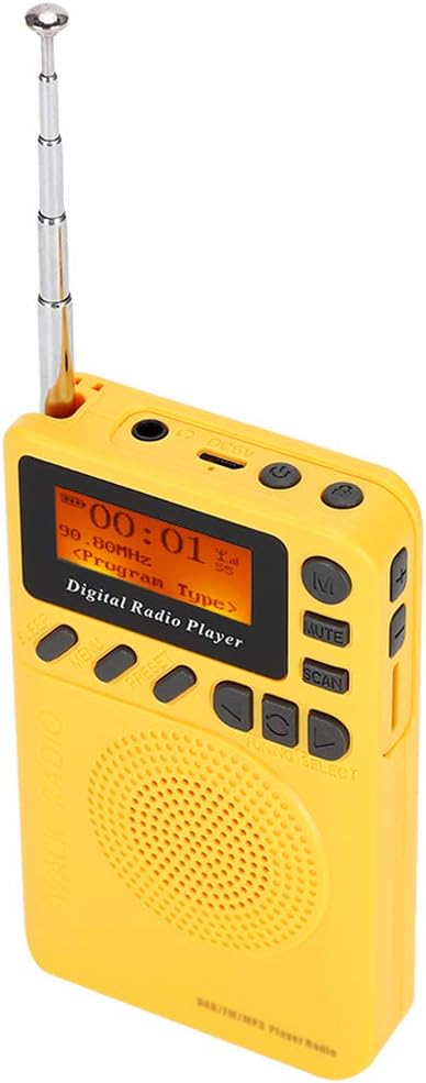 Tragbares DAB-FM-Radio, -Taschen-Digital-DAB-FM-Stereoempfänger, DAB-Radio-Tasche, Wiederaufladbare