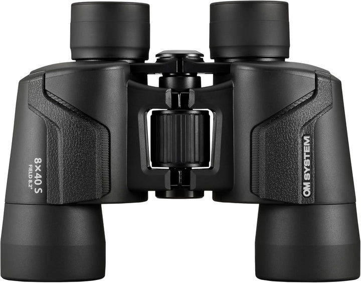 OM SYSTEM Fernglas 8x40 S – Weites Sichtfeld, 8-fache Vergrösserung, BaK-7-Prismen, lichtstark, robu