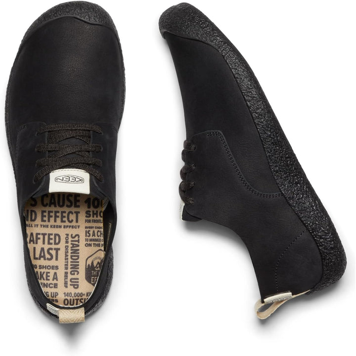 KEEN Herren Mosey Derby Canvas Sneaker 49 EU Schwarz, 49 EU Schwarz