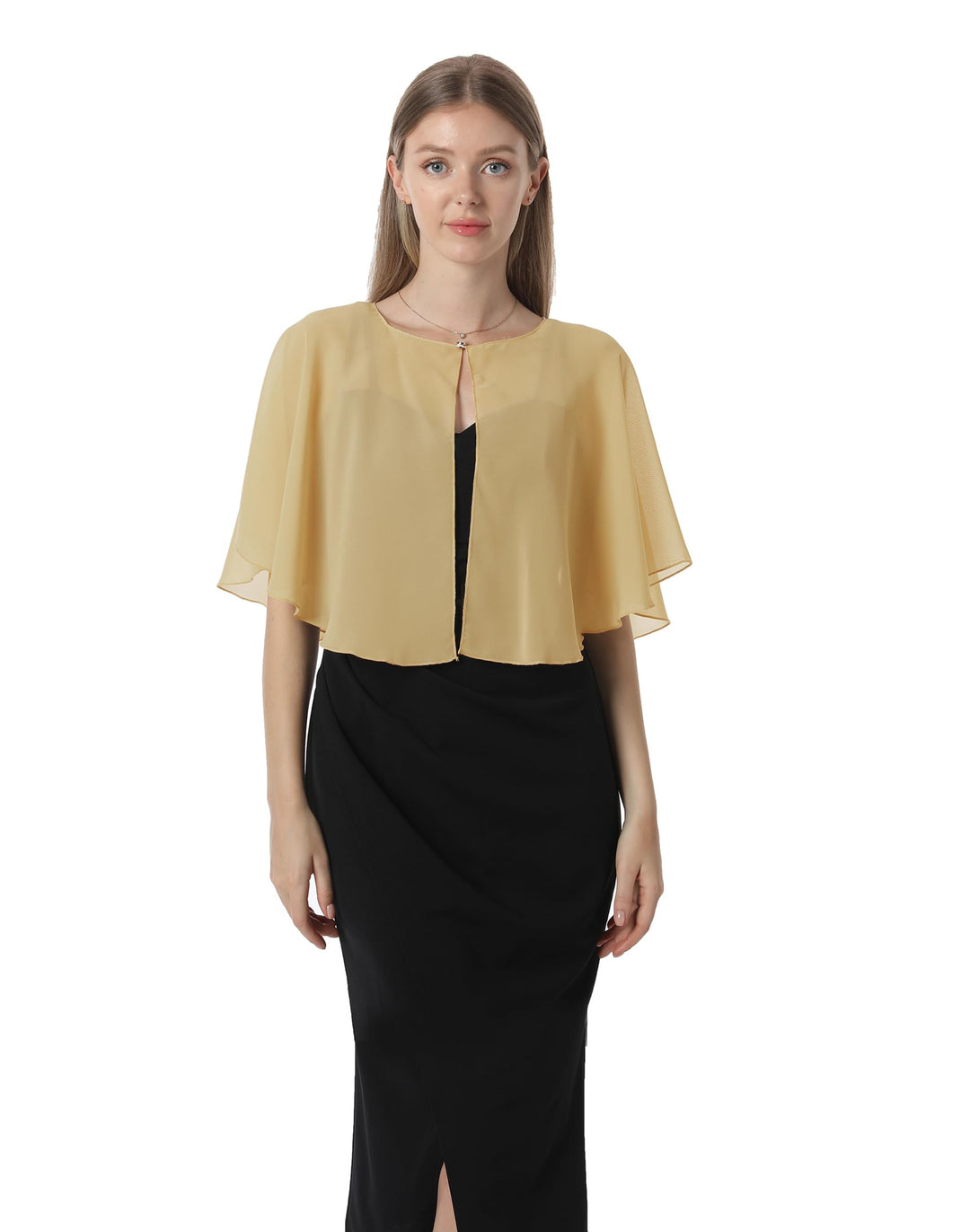 Chiffon-Capelet, weiche Umhänge, Schals und Wickeltücher für Abendkleid, Hochzeit, Umhang der 1920er