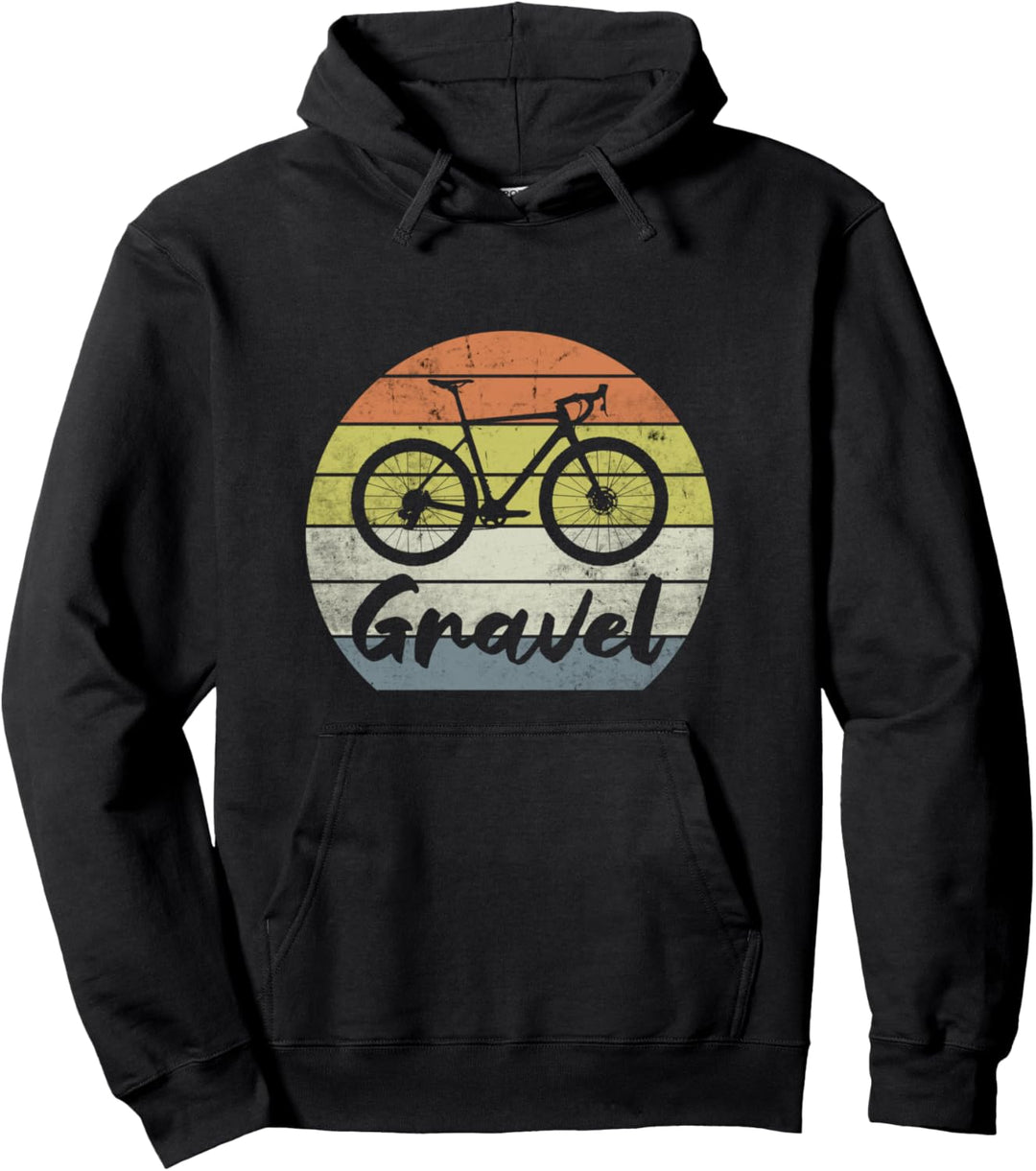 GRAVEL BIKE Cyclocross Gravelbiker Rennrad Vintage Retro Pullover Hoodie