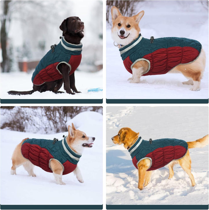 Kuoser Wärme hundemantel, Winddicht hundejacke, Reflektierend hundemantel für kleine Hunde, hundeman