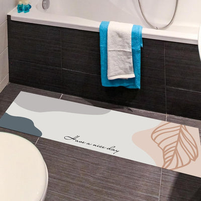 YeahBoom Super Absorbierende Bodenmatte,50*150cm Schmutzabweisend Bodenmatte Für Bad,Rutschfest Küch
