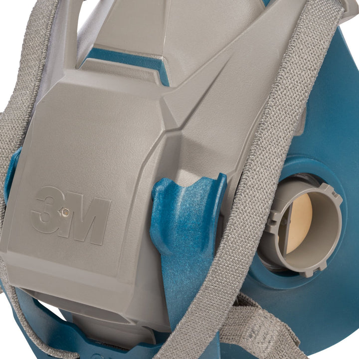 3M Atemschutz-Halbmaske 6503QL – Atemmaske mit Cool-Flow Ausatemventil & Quick-Release Mechanismus –