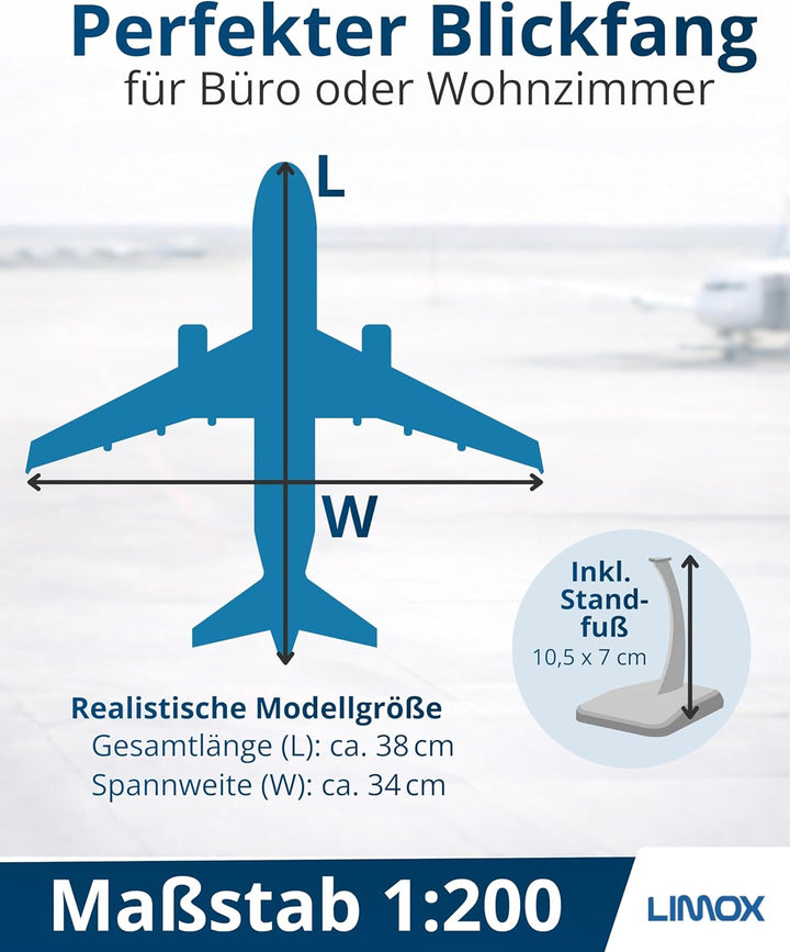 Limox Wings Lufthansa Boeing 747-8 Scale 1:200 | Neue Lufthansa LACKIERUNG |