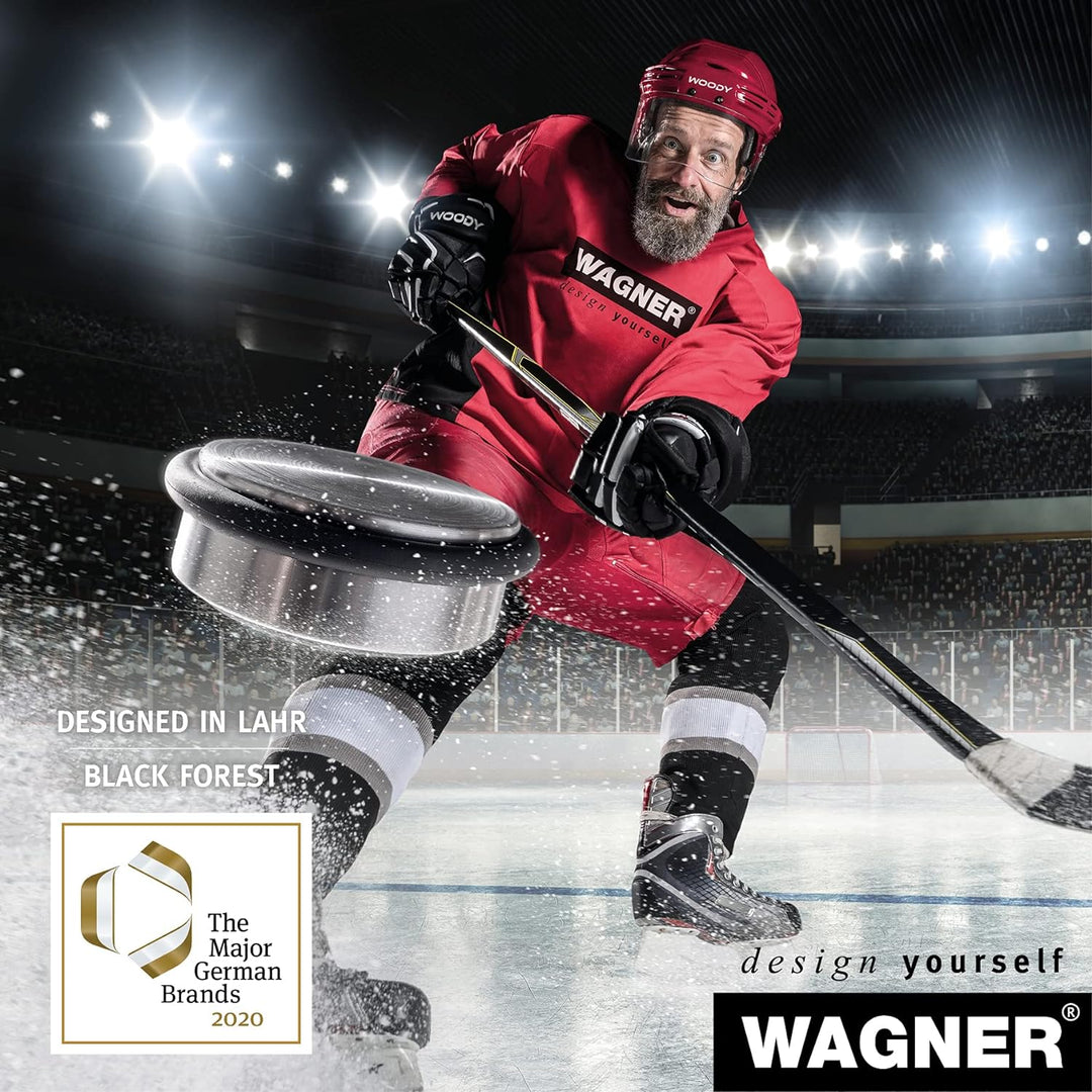 WAGNER Bodentürstopper BACK DOOR - 95 x 50 x 70 mm, Zinkdruckguss in Aluminium-Optik, Puffer thermop