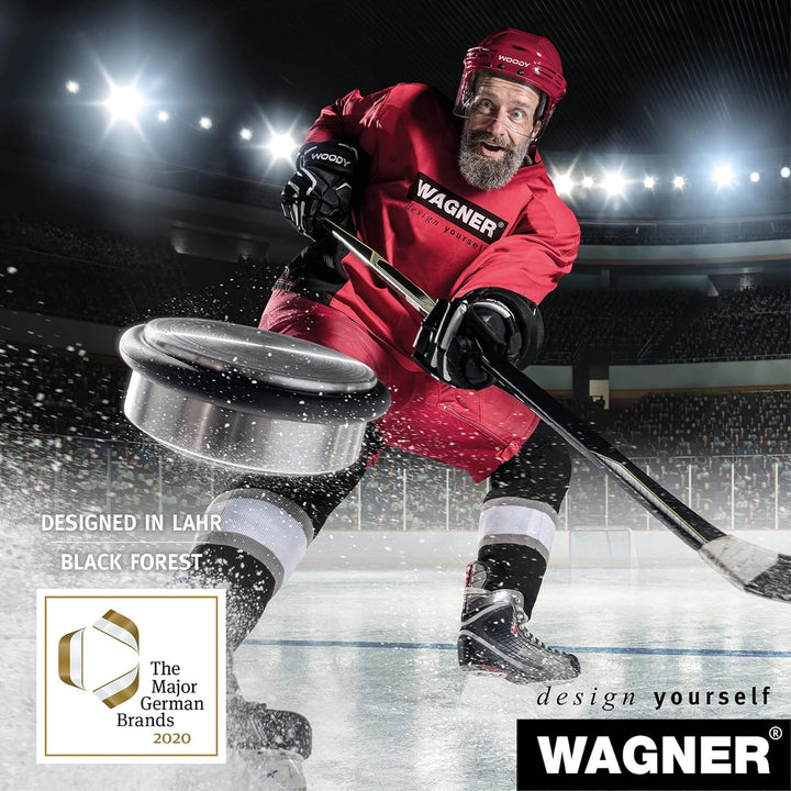 WAGNER Bodentürstopper BACK DOOR - 95 x 50 x 70 mm, Zinkdruckguss in Aluminium-Optik, Puffer thermop