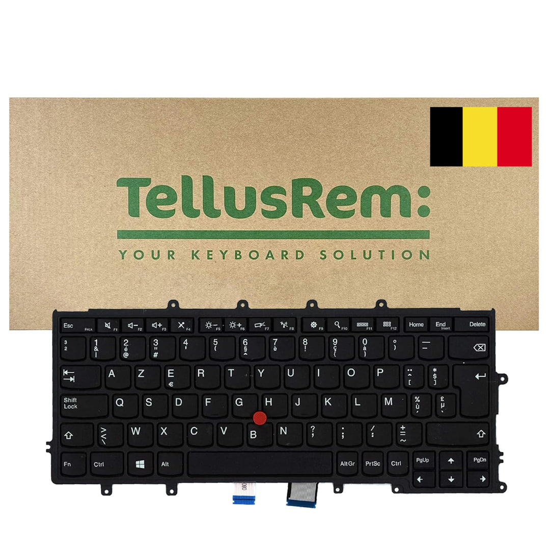 TellusRem ersatztastatur Belgier Nicht Hintergrundbeleuchtung für Lenovo Thinkpad X230s X240 X240S X