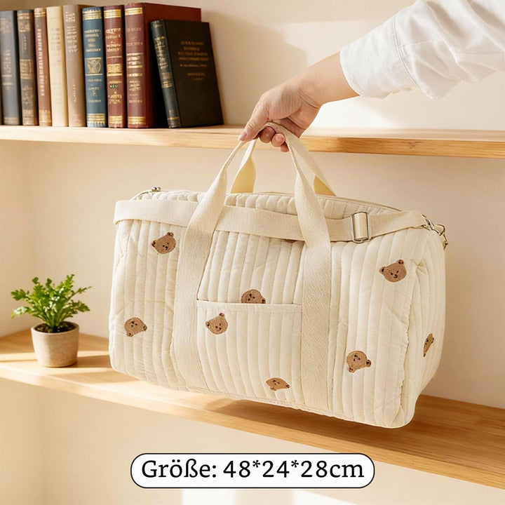 DAHI Wickeltasche Schultertasche Leicht Gepolstert Baby Wickeltasche Grosse Multifunktionale Reiseta