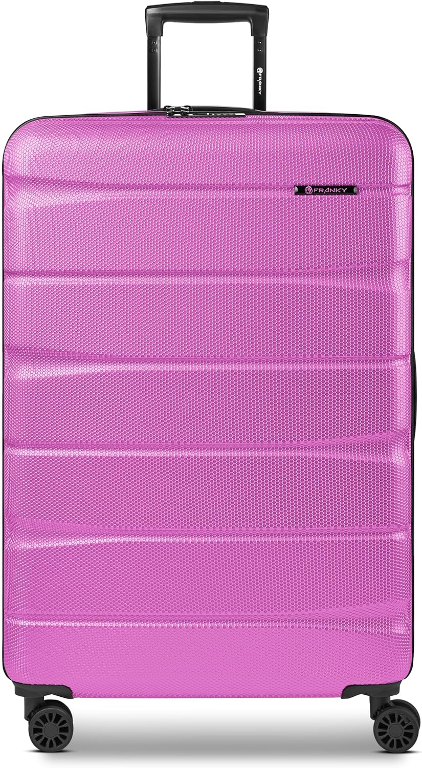 Franky Check-in Koffer für Damen und Herren | grosser XL Trolley 51 x 30 x 76 cm aus hochwertigem, s