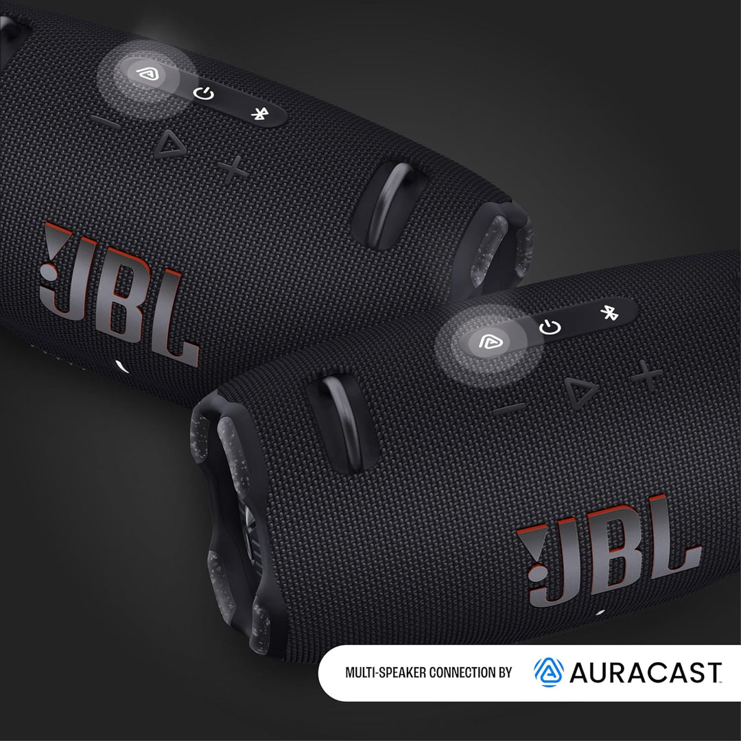 JBL Xtreme 4 Musikbox in Schwarz – Tragbare Bluetooth-Lautsprecher-Box mit tiefem Bass, KI-Sound-Boo