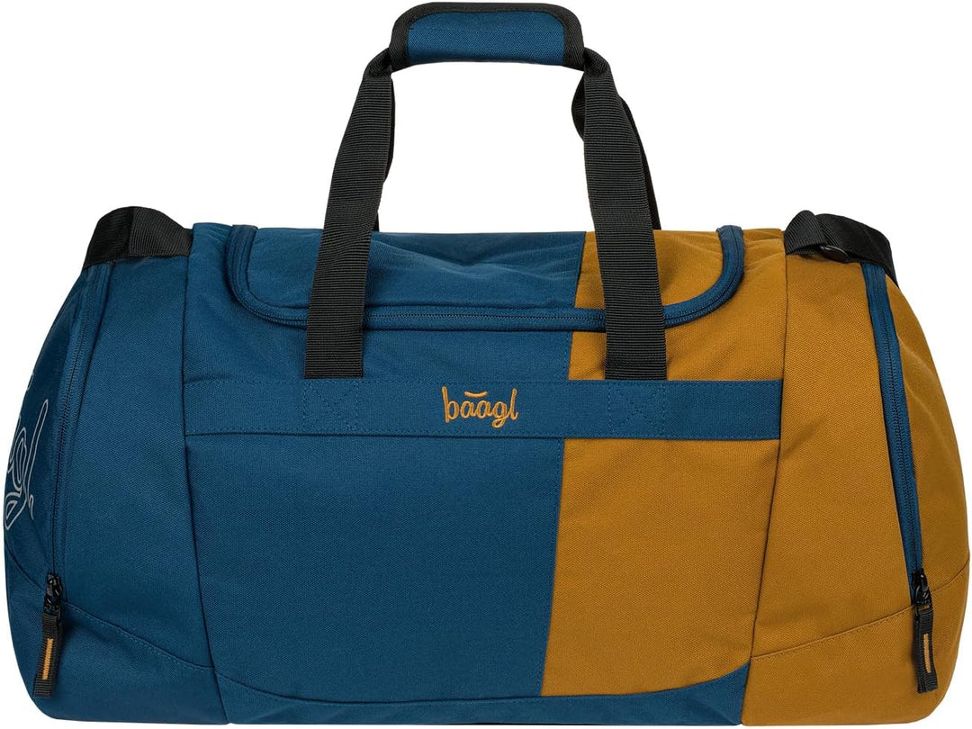 Baagl Sporttasche Kinder Reisetasche Schuhfach Sport Schule 25 l - Duo | Schwimmtasche für Mädchen,