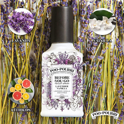 Poo-Pourri Toiletten-Spray Lavender Vanilla Scent 118 ml (1er Pack), Lavender Vanilla Scent 118 ml (