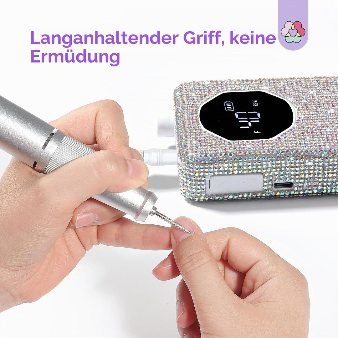 SAVILAND Advanced 30S Schnellentfernungs Nagelfräser Professionell 40000 U/min: Elektrische Nagelfei