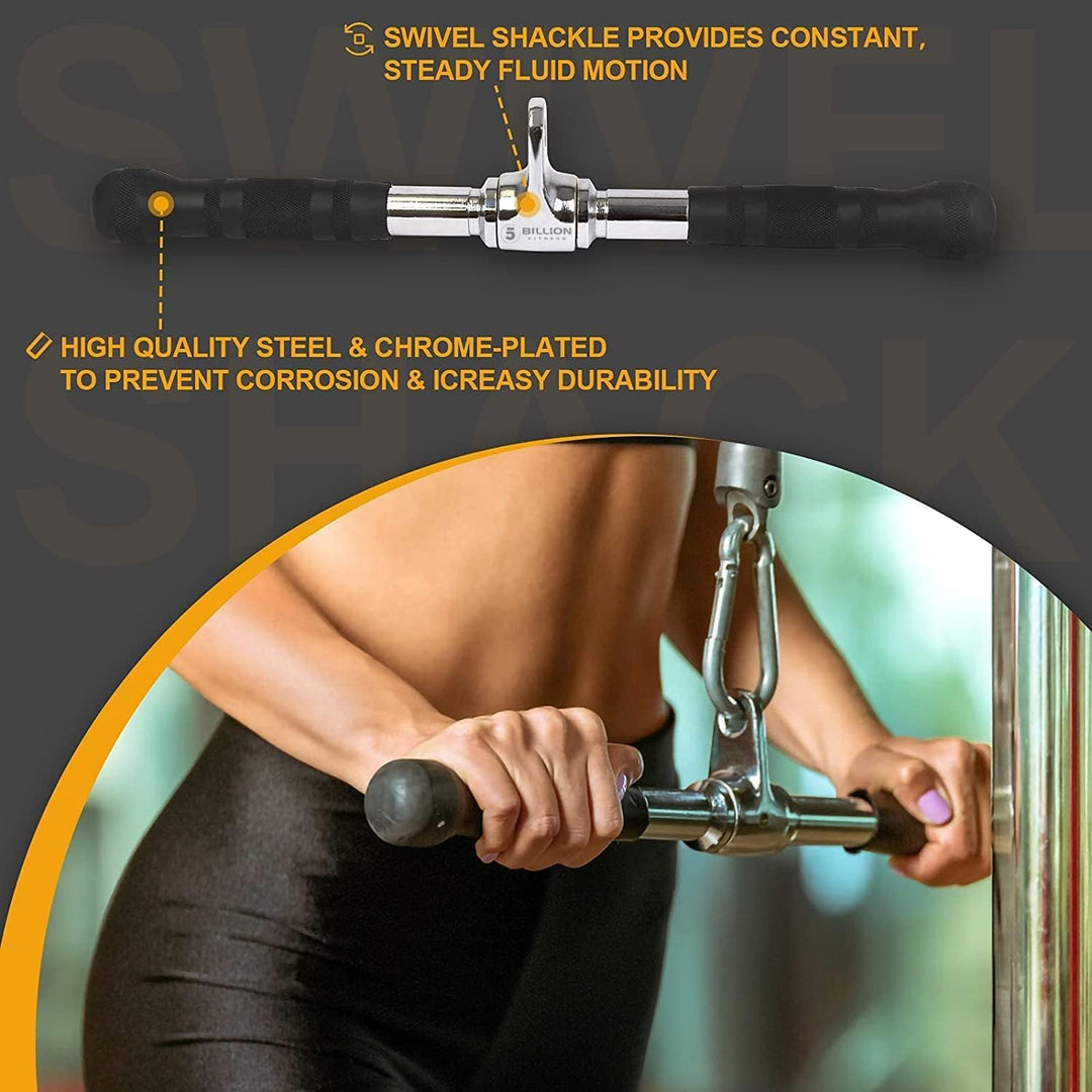 5 Billion Trizeps-Kabelzug Nach Unten Drücken Gewicht Maschinenzubehör V-Griff mit Drehung Trizepstr