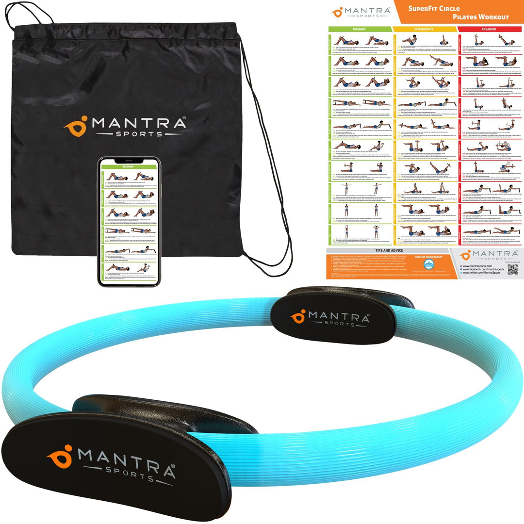 MANTRA SPORTS Pilates Ring Fit Fitness Ring Beckenbodentrainer für Frau &amp; Männer, Beckenboden Traini