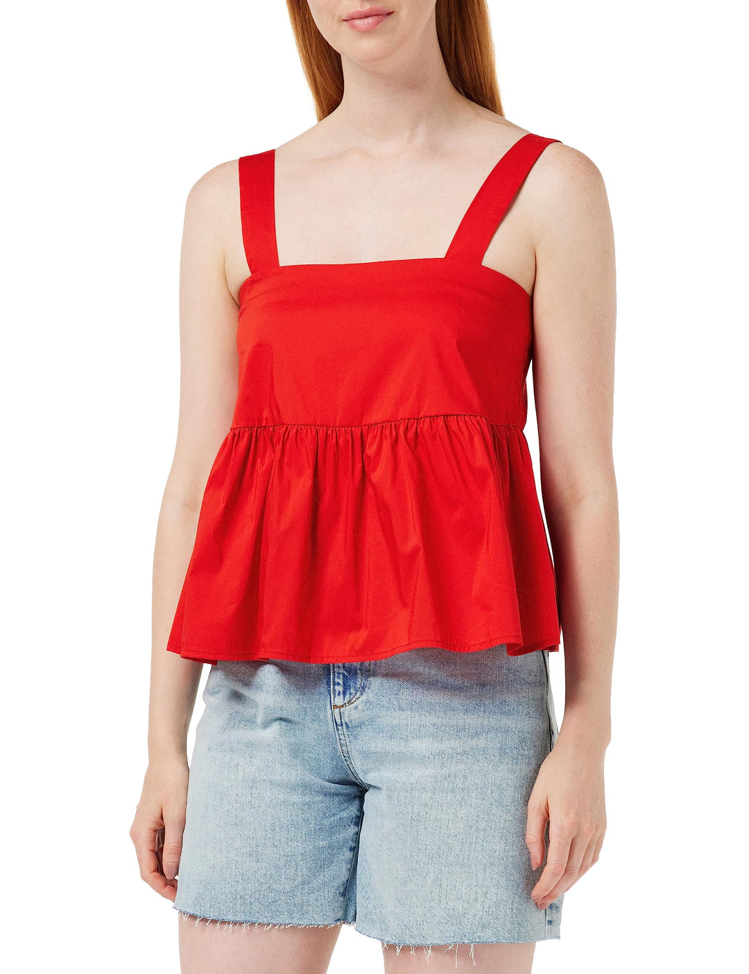 United Colors of Benetton Damen Unterhemd S Rot 2h7, S Rot 2h7