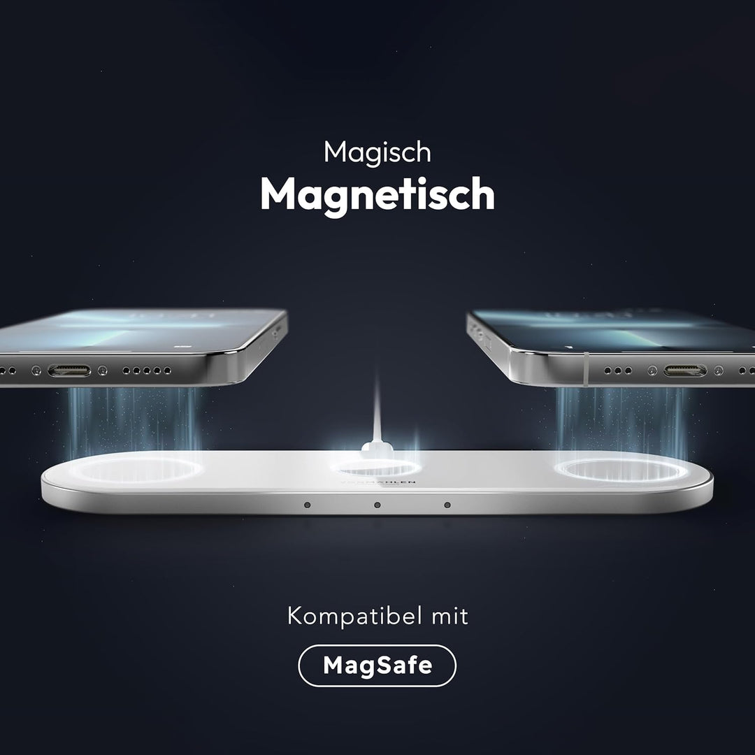 Vonmählen – Aura Home 3in1 kabellose Ladestation für induktives Laden bis 15 W – Wireless Charging S