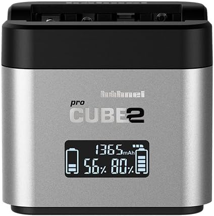 Hähnel ProCube 2 Doppel-Ladegerät für Canon LP-E6, LP-E6n, LP-E6NH / LP-E8 / LP-E17, für Canon