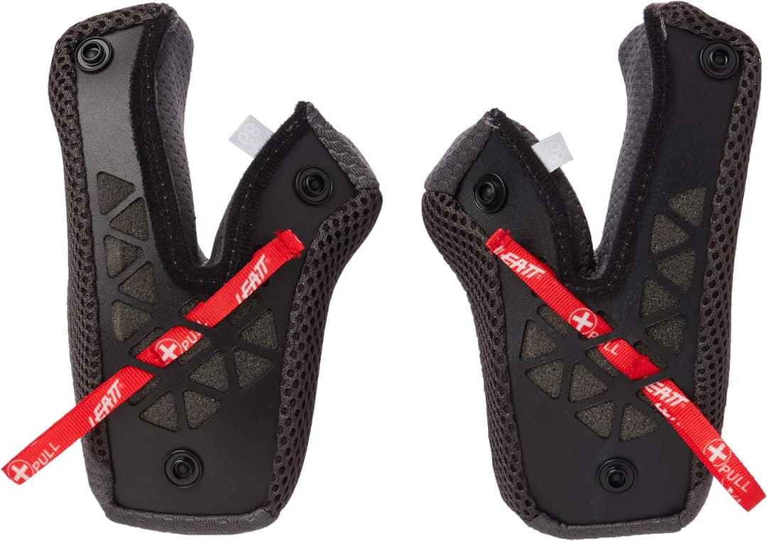 Leatt aus Dri-Lex Motorradhelm GPX 4.5/5.5/6.5, Wangenpolster innen Unisex - Erwachsene, Black XL Sc