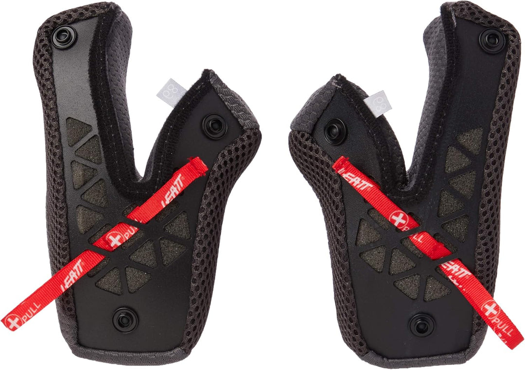 Leatt aus Dri-Lex Motorradhelm GPX 4.5/5.5/6.5, Wangenpolster innen Unisex - Erwachsene, Black S Sch