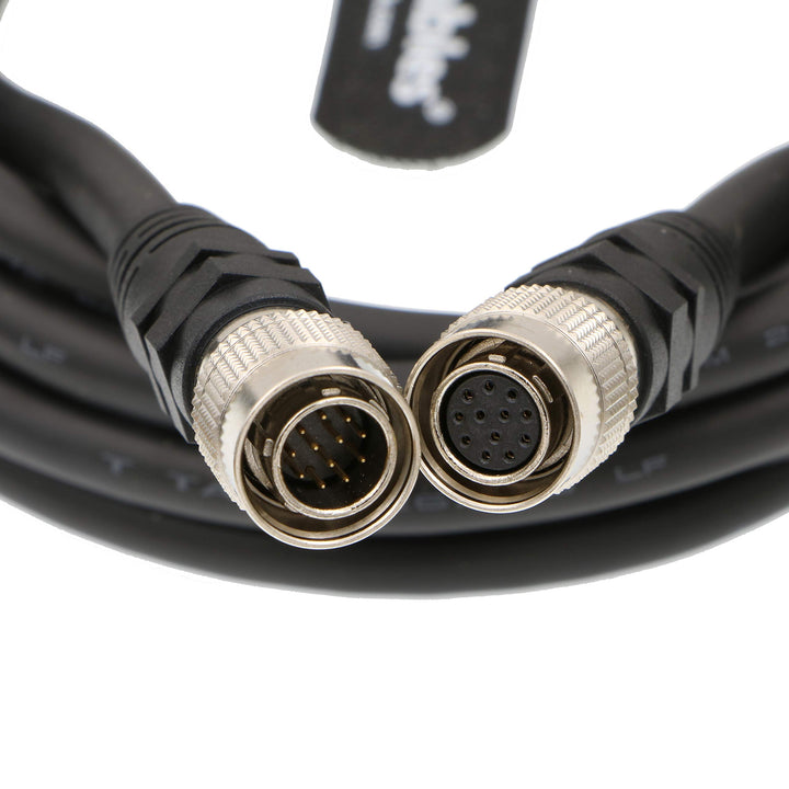 Alvin's Cables Hirose 12 Pin Stecker auf Buchse Hochflexibles abgeschirmtes Kabel für Sony CCD Hitac