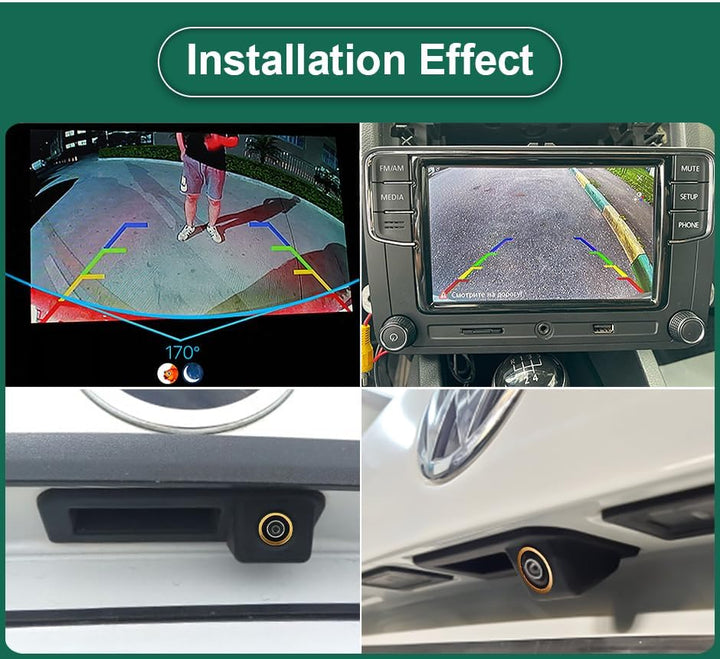 AHD 1080P Auto Rückfahrkamera für Audi Q2 Q2L Q3 A5 A5L A6 A6L VW Polo Passat EOS Porsche Cayenne Sk