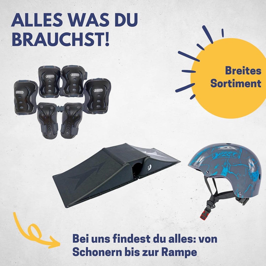 BEST SPORTING Skateboard A3 Kid Octopus – Skateboard 78 cm für Kinder mit rutschfestem Deck – 7-lagi