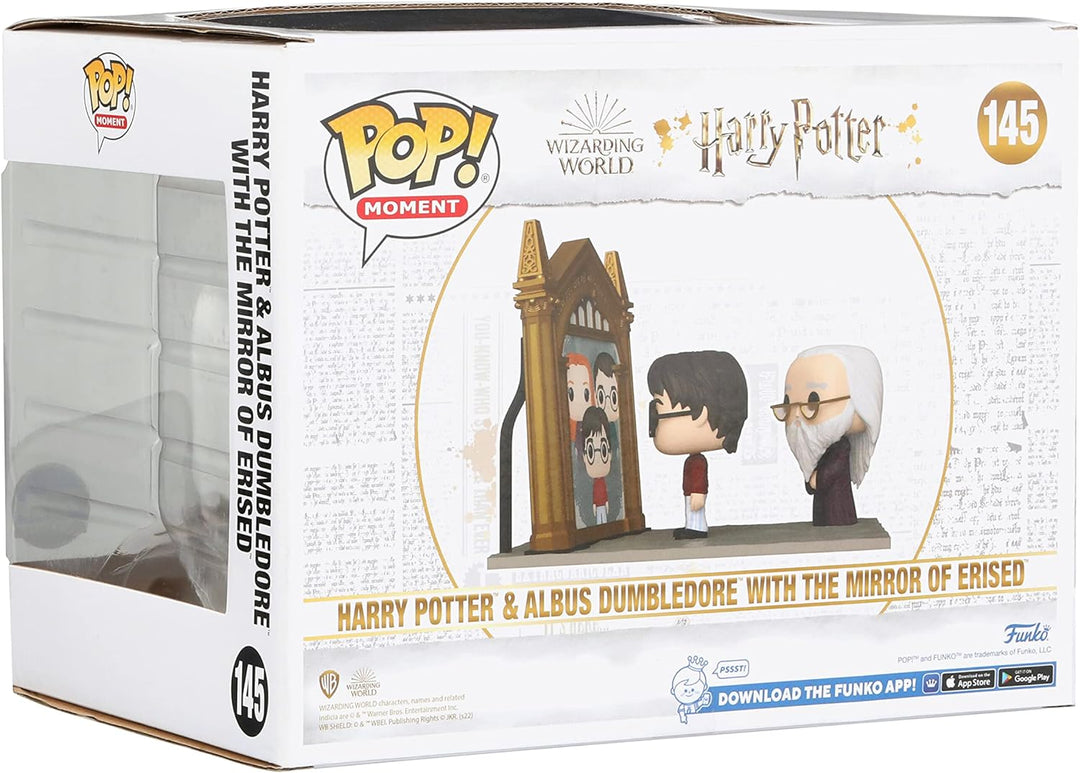 Funko 63144 Harry Potter und Albus Dumbledore mit dem Spiegel von Erised Figur, Mehrfarbig