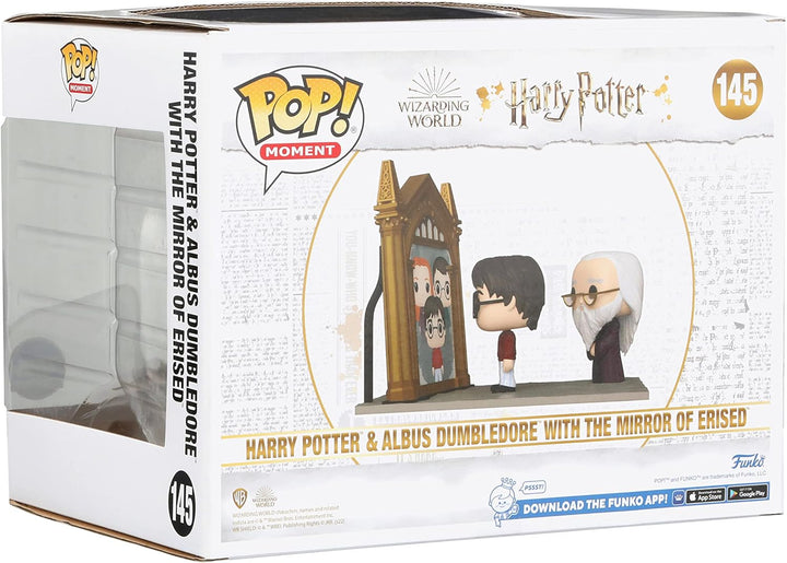 Funko 63144 Harry Potter und Albus Dumbledore mit dem Spiegel von Erised Figur, Mehrfarbig