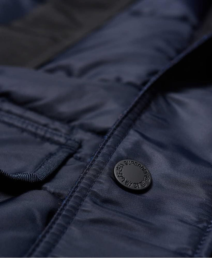 Superdry Herren Chinook Jacke Marineblau L