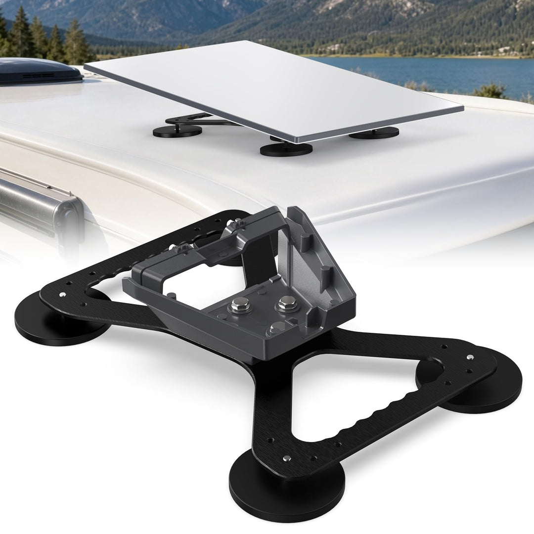 EDUP® Starlink Gen 3/4/4x/Standard Magnetische Halterung &amp; Dachhalterung Schwarz, Schwarz