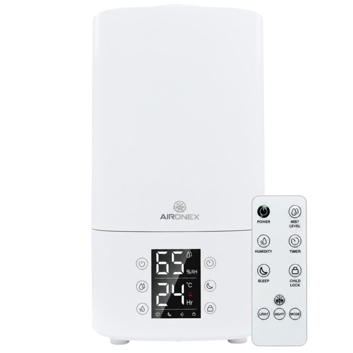 Luftbefeuchter 3.8 Liter – Top-Fill – Aroma – Luftbefeuchter – Humidifier – Geeignet für Wohnzimmer,