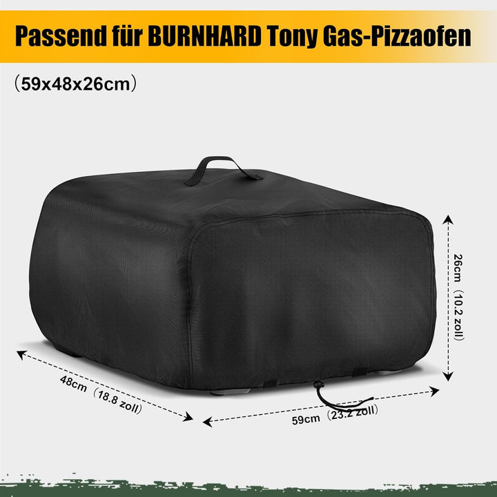 Fenghome Pizzaofen Abdeckung für BURNHARD Tony Gas-Pizzaofen, Wasserdicht Staubdicht Tragetasche mit