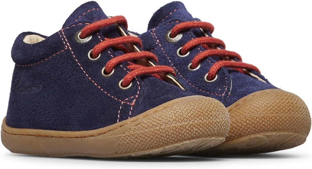 Naturino Lauflernschuhe aus Veloursleder 17 EU Mitternachtsblau, 17 EU Mitternachtsblau