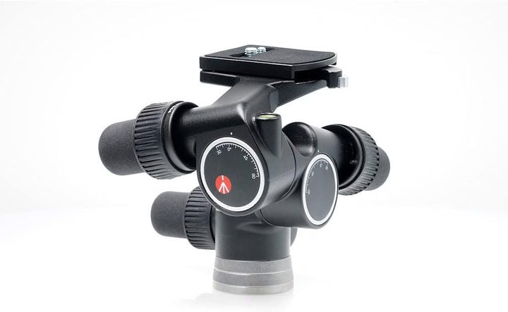 Manfrotto Digital PRO Getriebeneiger, Kamera-Stativkopf, 3-Achsen-Bewegung, hohe Genauigkeit, Fotoau