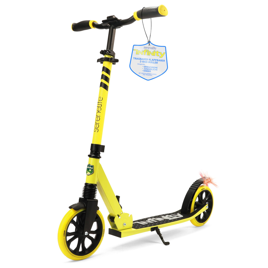 SereneLife Roller für Kinder & Erwachsene, Unisex-Tretroller, Cityroller, klappbar & höhenverstellba