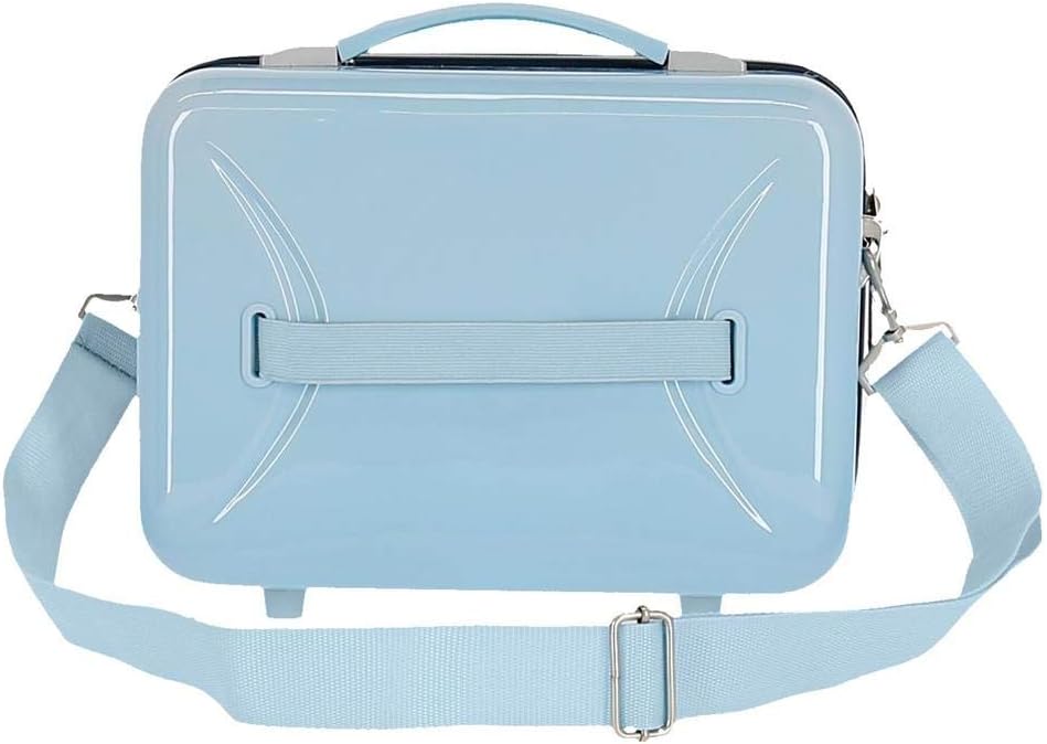 Disney Aristogatos Kulturbeutel, anpassbar, mit Schultertasche, Blau, 29 x 21 x 15 cm, starr, ABS 9,