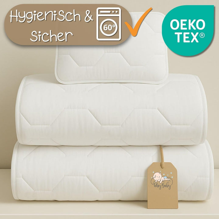 Kinderdecke Baby Bettdecke Kinderbettdecke 80x80 cm - Baby Decke und Kissen 35x40 cm Kinder bettdeck