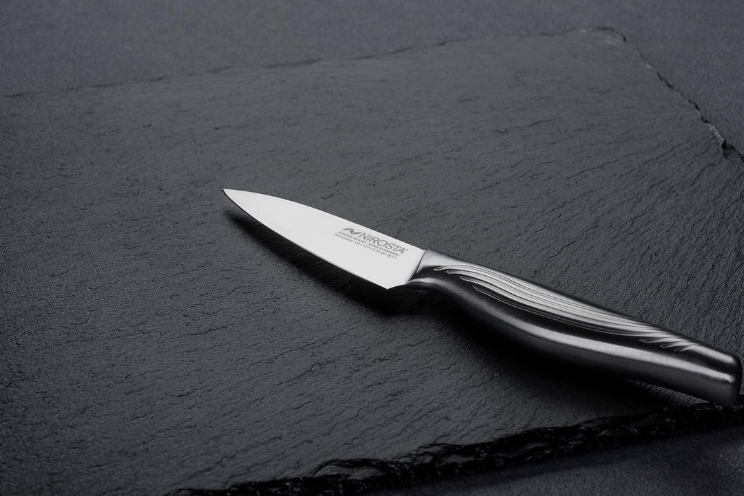 Nirosta Gemüsemesser Swing 20 cm – Hochwertiger Edelstahl – Scharfes Messer in Profi-Qualität für Ge
