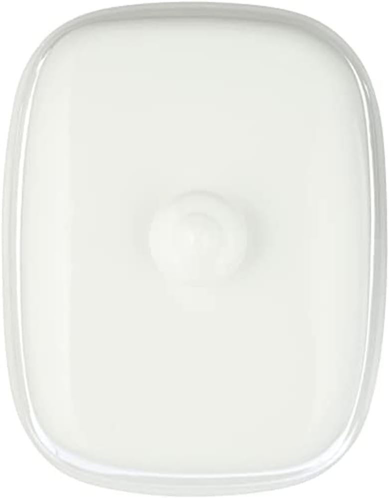 Villeroy & Boch Royal Butterdose Oberteil, Premium Bone Porzellan, Weiss, Butterdose Oberteil