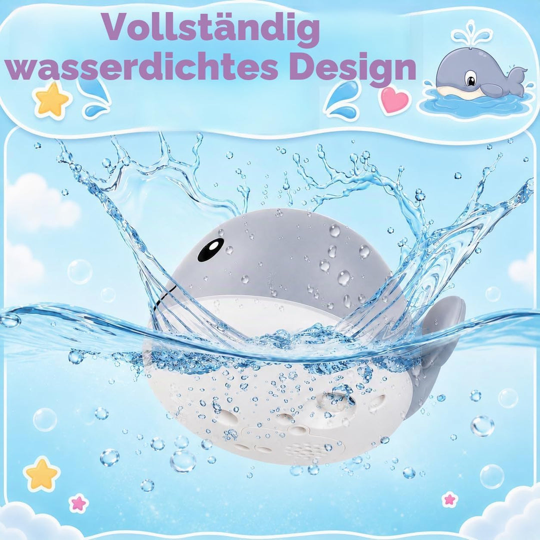 Gigilli Baby Badewannenspielzeug, Leuchtender Spritzender Wal-Spielzeug 6-12 12-18 Monate Badespielz