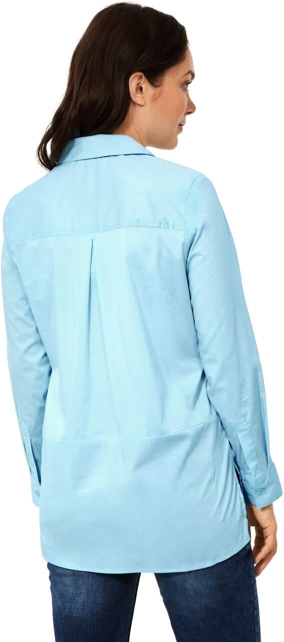 CECIL Damen B343646 Longbluse, Faded Blue, XS