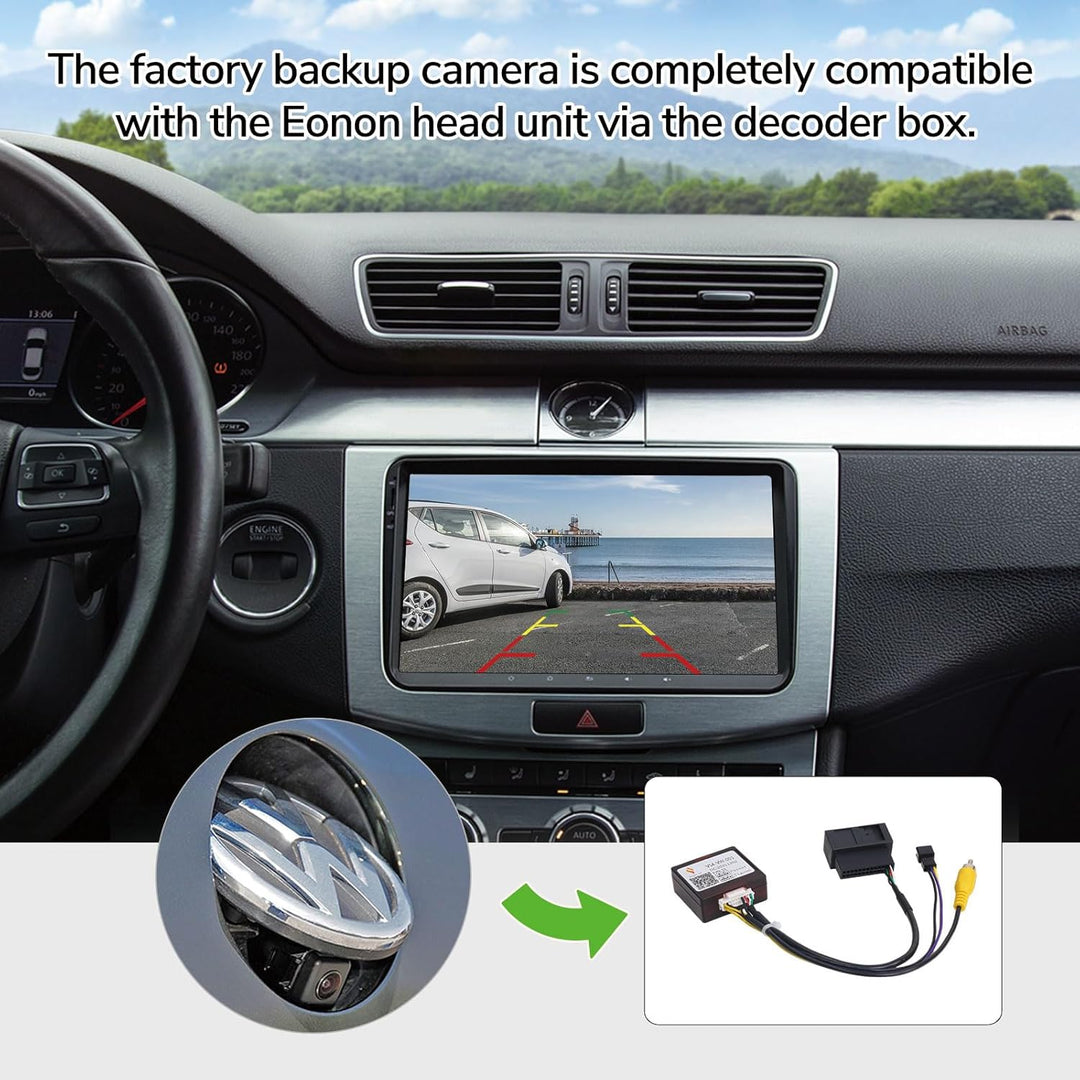 Eonon für VW Rückfahrkamera Decoder Box für eonon VWA13 VWA12S (Autoradio für VW SEAT Skoda) A501