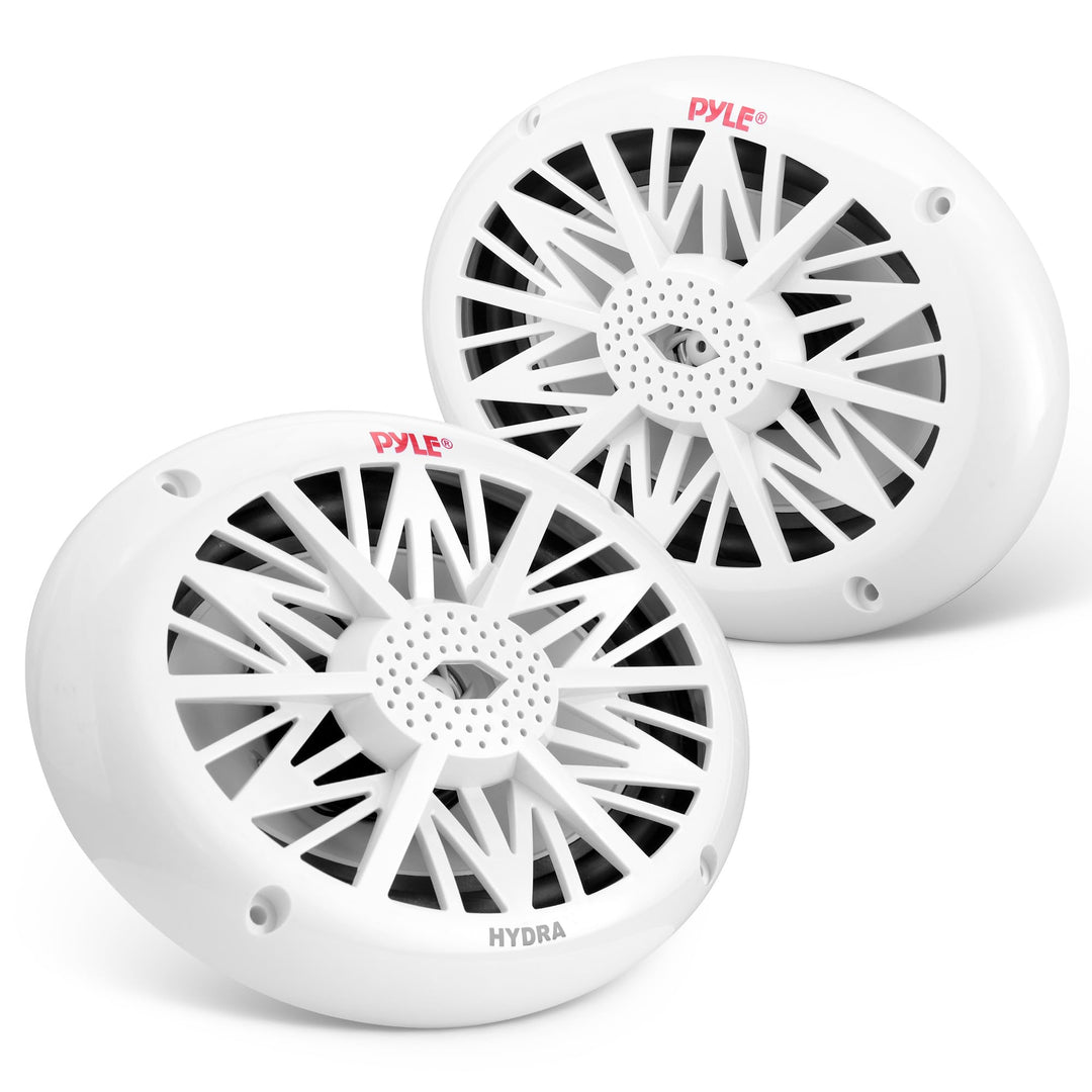 Pyle PLMR692 2-Wege-Unterwasser-Lautsprecher (260 W, 15,24 x 22,86 cm), Weiss