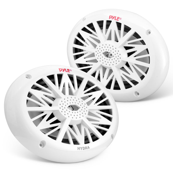 Pyle PLMR692 2-Wege-Unterwasser-Lautsprecher (260 W, 15,24 x 22,86 cm), Weiss